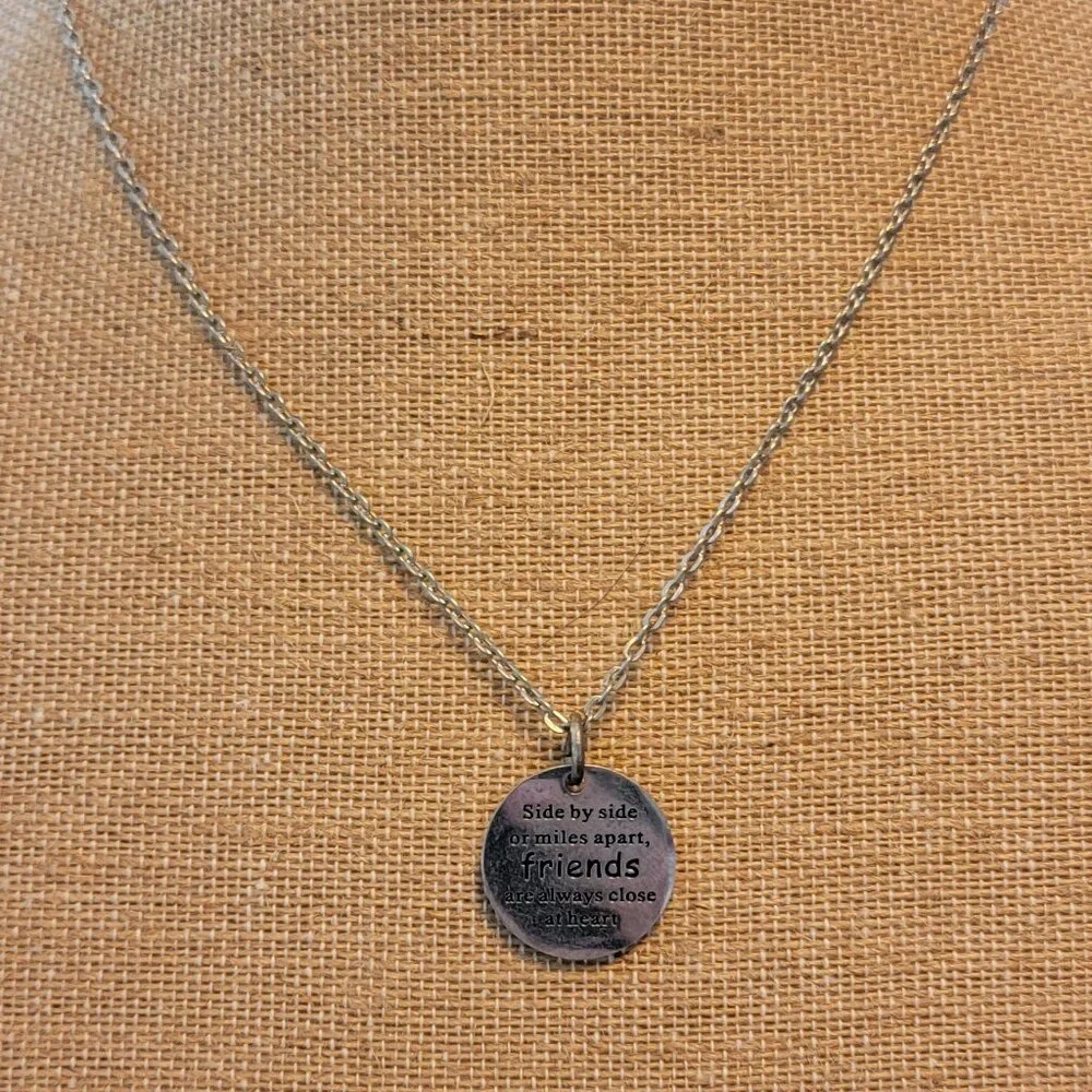 Stainless Steel Metal Friendship Necklace
